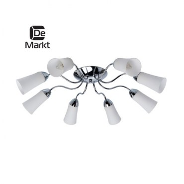 Люстра потолочная DeMarkt 638010808 Олимпия 8x60W E14